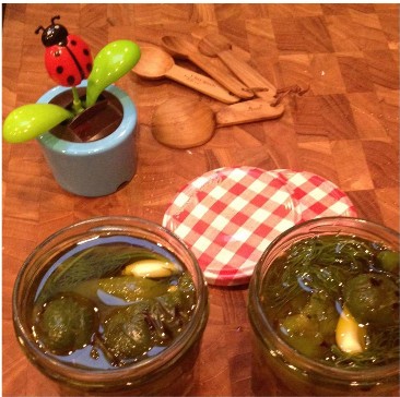 Popped Hot Peppers