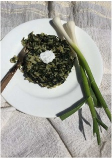 Spinach with Rice