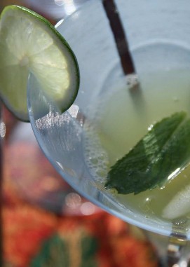 Cucumber-Basil Martini